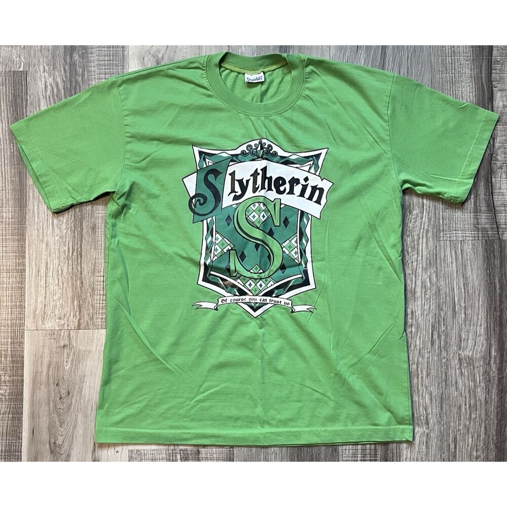 HARRY POTTER Slytherin House Green Crewneck Unisex M T-Shirt